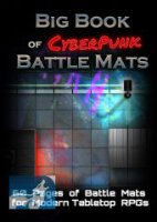 Big Book of CyberPunk Battle Mats - A4 (12x9&quot;)