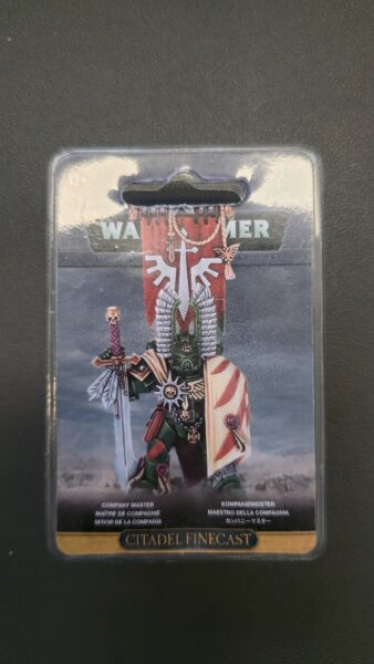 Space Marine Kompaniemeister der Dark Angels FineCast