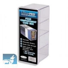 UltraPro: 4 Compartment Card Box - klar