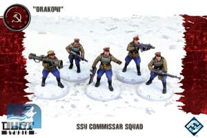 Dust Tactics: SSU Commissar Squad Drakoni