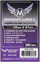 Standard USA Game Size Sleeves 56 MM X 87 MM (100)