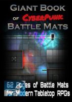 Giant Book of CyberPunk Battle Mats - A3 (12x16)