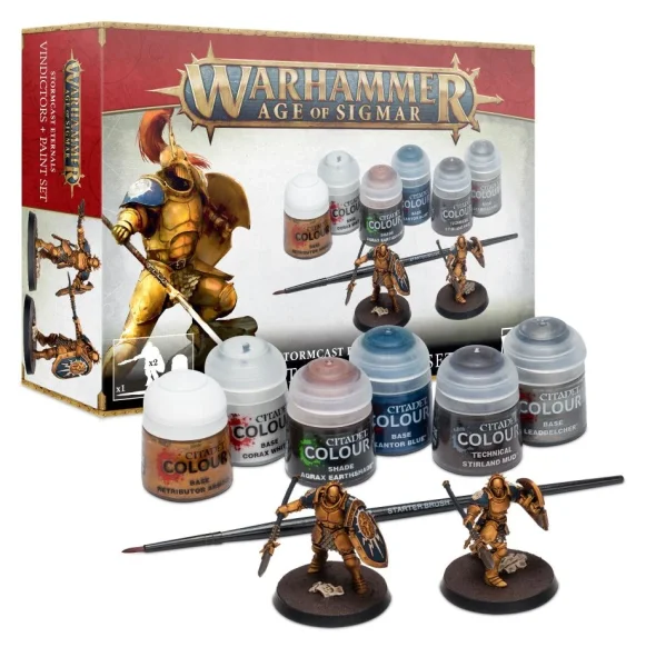 Stormcast Eternals Vindictors Paint Set