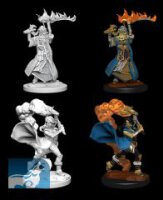 Pathfinder Deep Cuts Unpainted Minis: Human Female Cleric