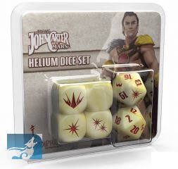 John Carter of Mars Adventures Helium Dice (white)