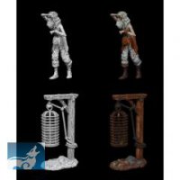 WizKids Deep Cuts Unpainted Miniatures - Hanging Cage