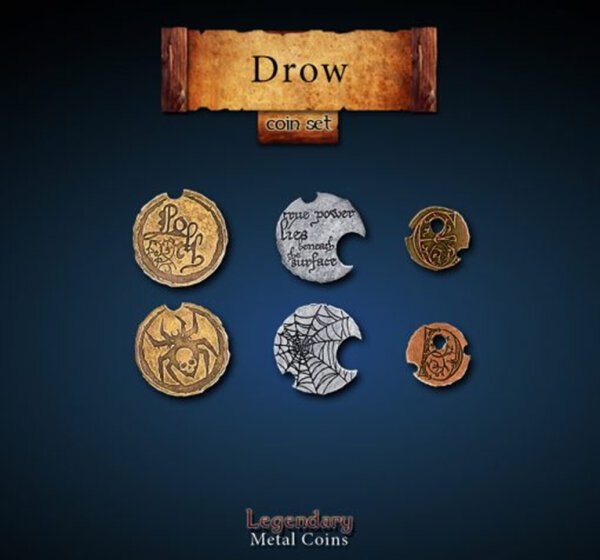 Drow Coin Set (24 Stück)