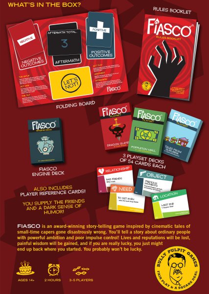 Fiasco RPG Boxed Set (2nd Edition)