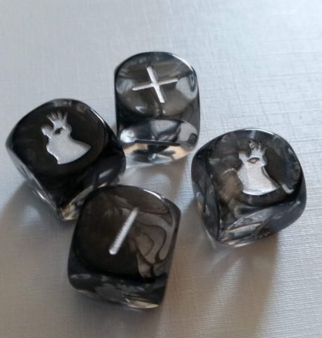 Seelenfänger Würfelset (4 Fate-Würfel) - Limitiert