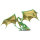 D&D Fantasy Miniatures Icons of the Realms: Adult Emerald Dragon Premium Figure