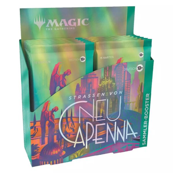 Magic: Stra&szlig;en von Neu-Capenna Sammler Booster Display (12 Packs)