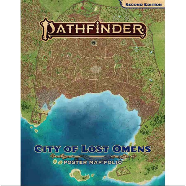 Pathfinder Lost Omens City of Lost Omens Poster Map Folio