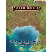 Pathfinder Lost Omens City of Lost Omens Poster Map Folio
