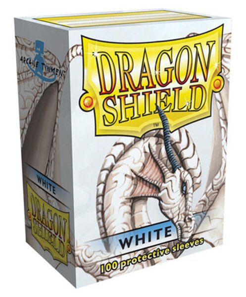Dragon Shield: Weiss / White (100 Stück)