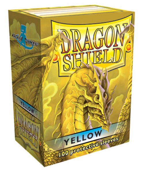 Dragon Shield: Gelb / Yellow (100 Stück)