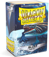 Dragon Shield: Matte Blau / Matte Blue (100 St&uuml;ck)
