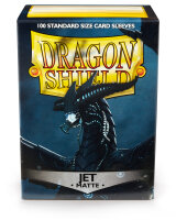 Dragon Shield: Matte Jet / Matte Jet (100 St&uuml;ck)