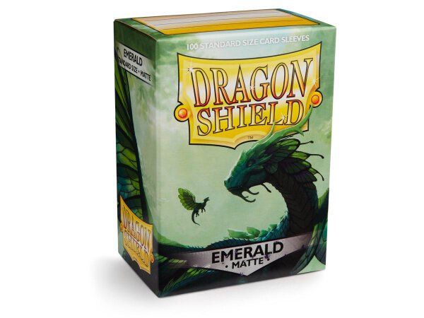 Dragon Shield: Matte Emerald / Matte Emerald (100 Stück)