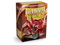 Dragon Shield: Matte Ruby / Matte Ruby (100 Stück)