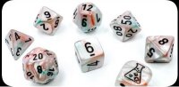Lustrous Polyhedral Sea Shell/black Luminary 7-Die Set...
