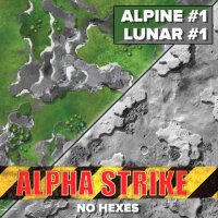 BattleTech Neoprene Battle Mat Alpha Strike Alpine/Lunar