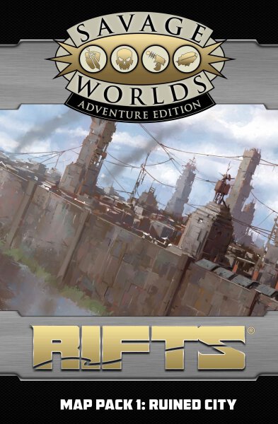 RIFTS Savage Worlds Map Pack 1 Ruined City