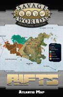 RIFTS Savage Worlds Poster Map of Atlantis
