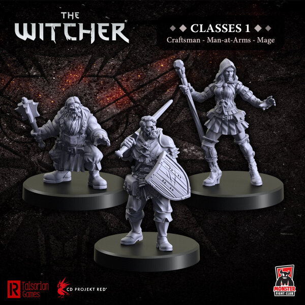The Witcher RPG Classes 1 – Craftsman Man-at-Arms Mage