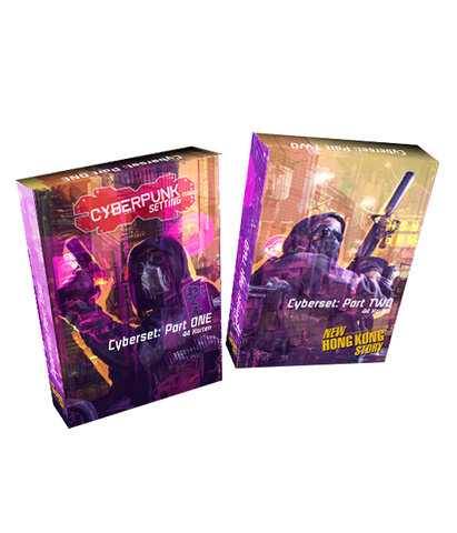 New Hong Kong Story Cyberpunk-Setting (inofficial) Kartenset