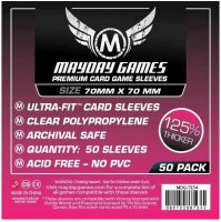 Square Card Sleeves - Small (70x70mm) - Premium (50/pack)