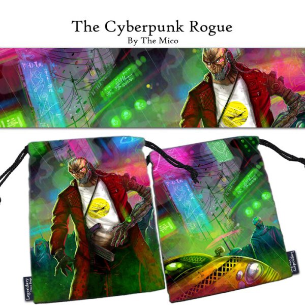 Legendary Dice Bag: The Cyberpunk Rogue