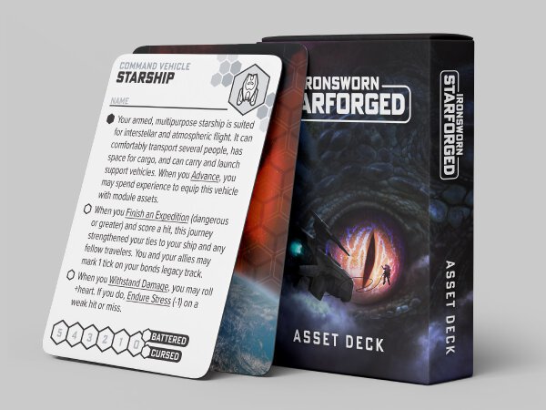 Ironsworn Starforged RPG Asset Deck