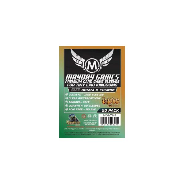 Premium Custom Tiny Epic Kingdoms Sleeves (88 X 125 MM) (pack of 50)