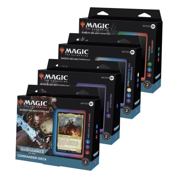 MTG Magic - Commander Warhammer 40K Deck Bundle - DEUTSCHE VERSION
