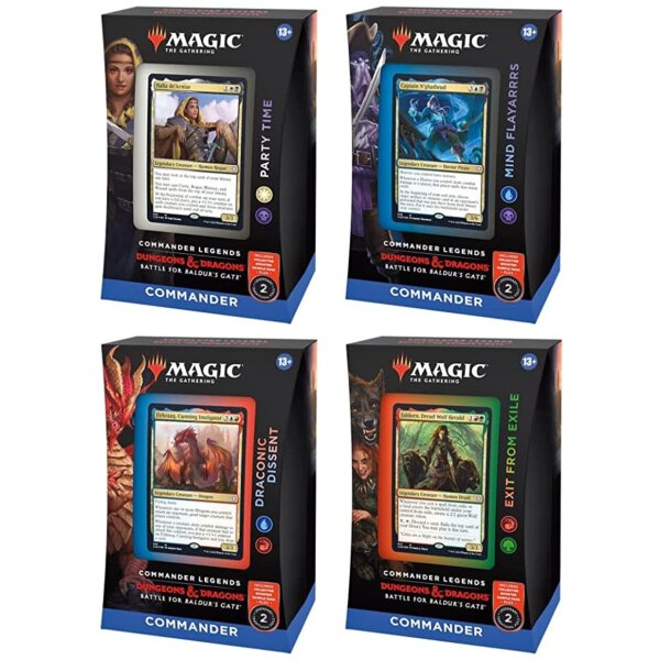 Magic: Commander Legends: Battle for Baldur’s Gate Commander Deck Display (english)