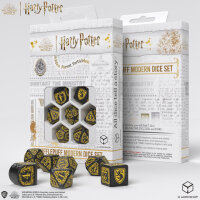 Harry Potter. Hufflepuff Modern Dice Set - Black
