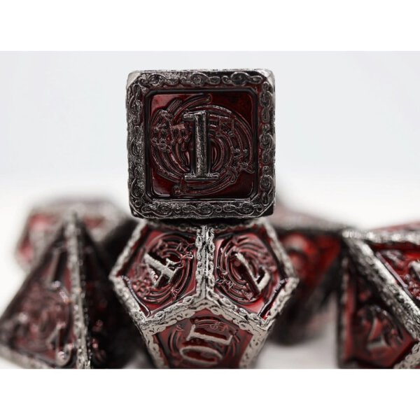 Bardic Song Mezzo RPG Metal Dice Set (7)