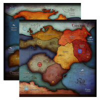 Cthulhu Wars Oversized 3-5 Player Earth Map