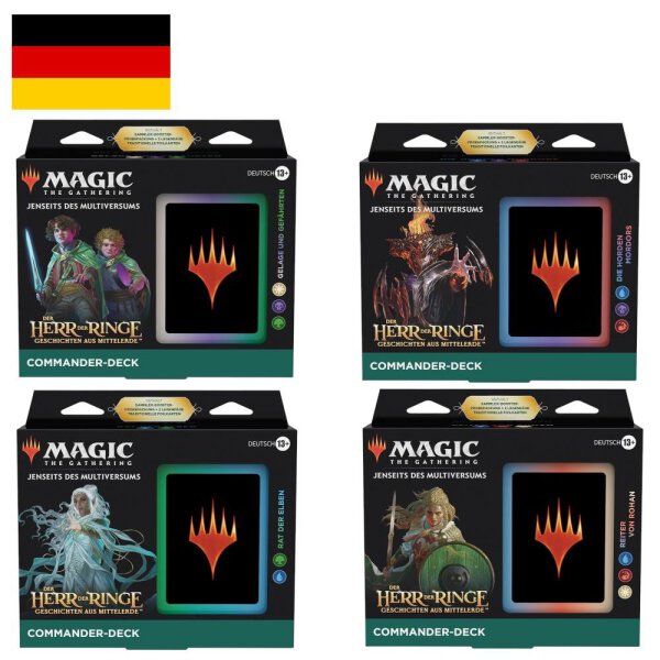 Der Herr der Ringe: Geschichten aus Mittelerde Commander Deck Bundle (4 Decks)