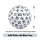 D100 Dice White