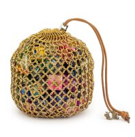 Chainmail Dice Bag Gold