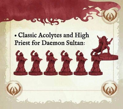 Cthulhu Wars Classic Acolytes &amp; High Priest for Daemon Sultan