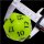 55mm Titan D20 Glow in the Dark Yellow