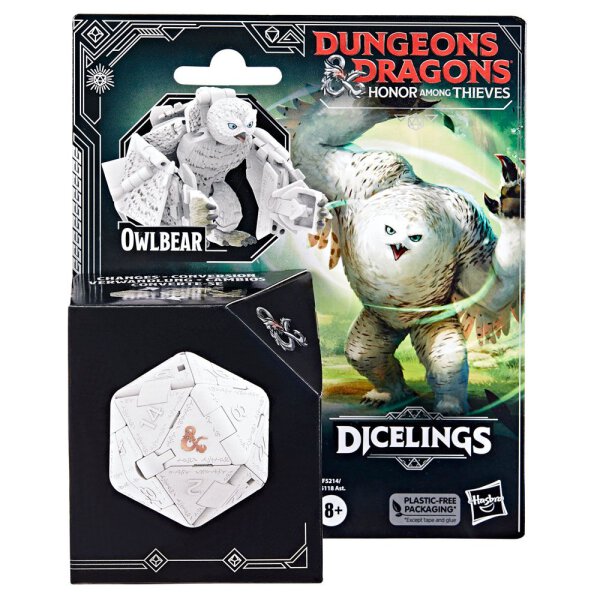Dungeons &amp; Dragons Honor Among Thieves D&amp;D Dicelings White Owlbear