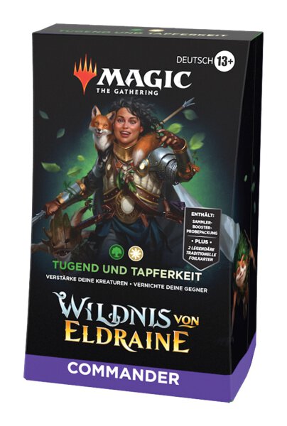MTG - Wildnis von Eldraine Commander Deck (Tugend und Tapferkeit) - Deutsch