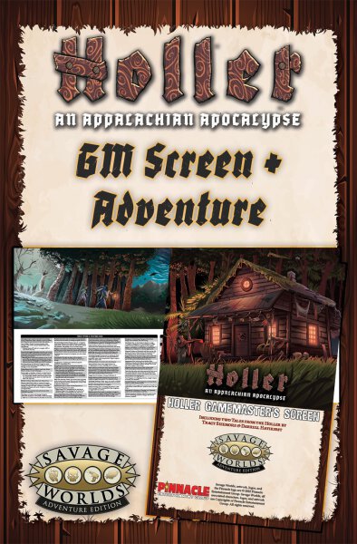 Holler RPG An Appalachian Apocalypse GM Screen & Adventure