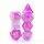Purple Milky RPG Dice Set (7)