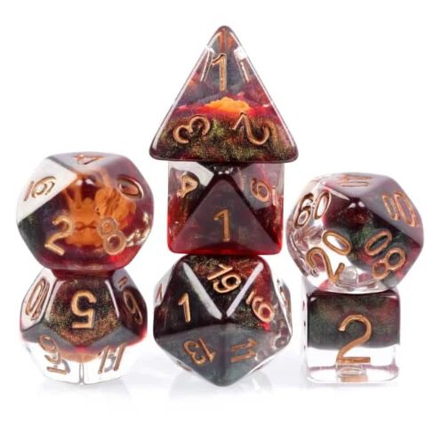 Dragon Mask RPG Dice Set (7)