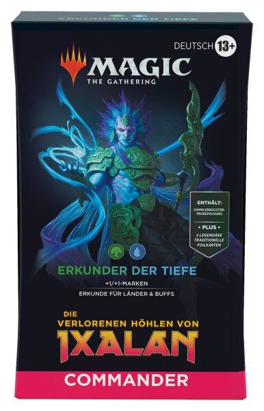 MTG - Die Verlorenen Höhlen von Ixalan Commander Deck- Erkunder der Tiefen - Deutsch