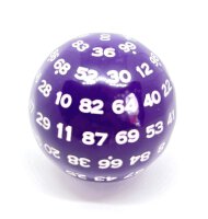 Würfel D100 Purple/White